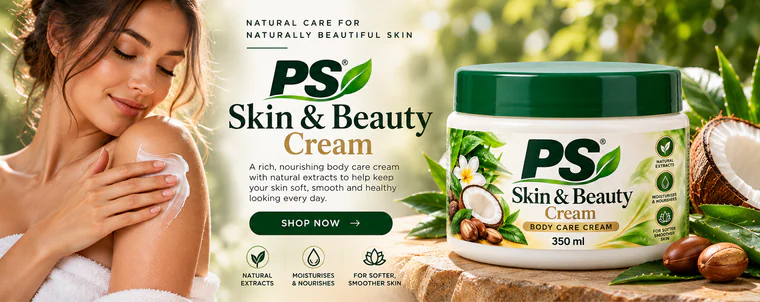 PynSalf website hero image featuring its skin and beauty cream